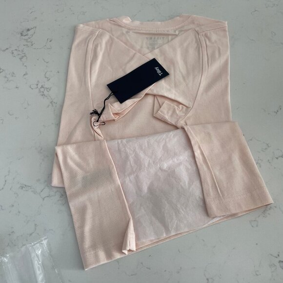 Tilley SS Casual Boyfriend Cut 100% Organic Cotton Tee Shirt Pink/Rose Sz M NIB - Picture 4 of 8